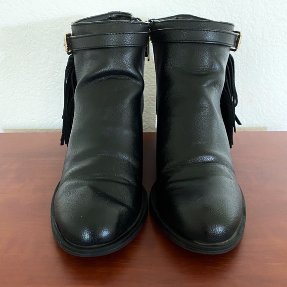Sam Edelman Jolie Black Ankle Boots - Picture 5 of 8
